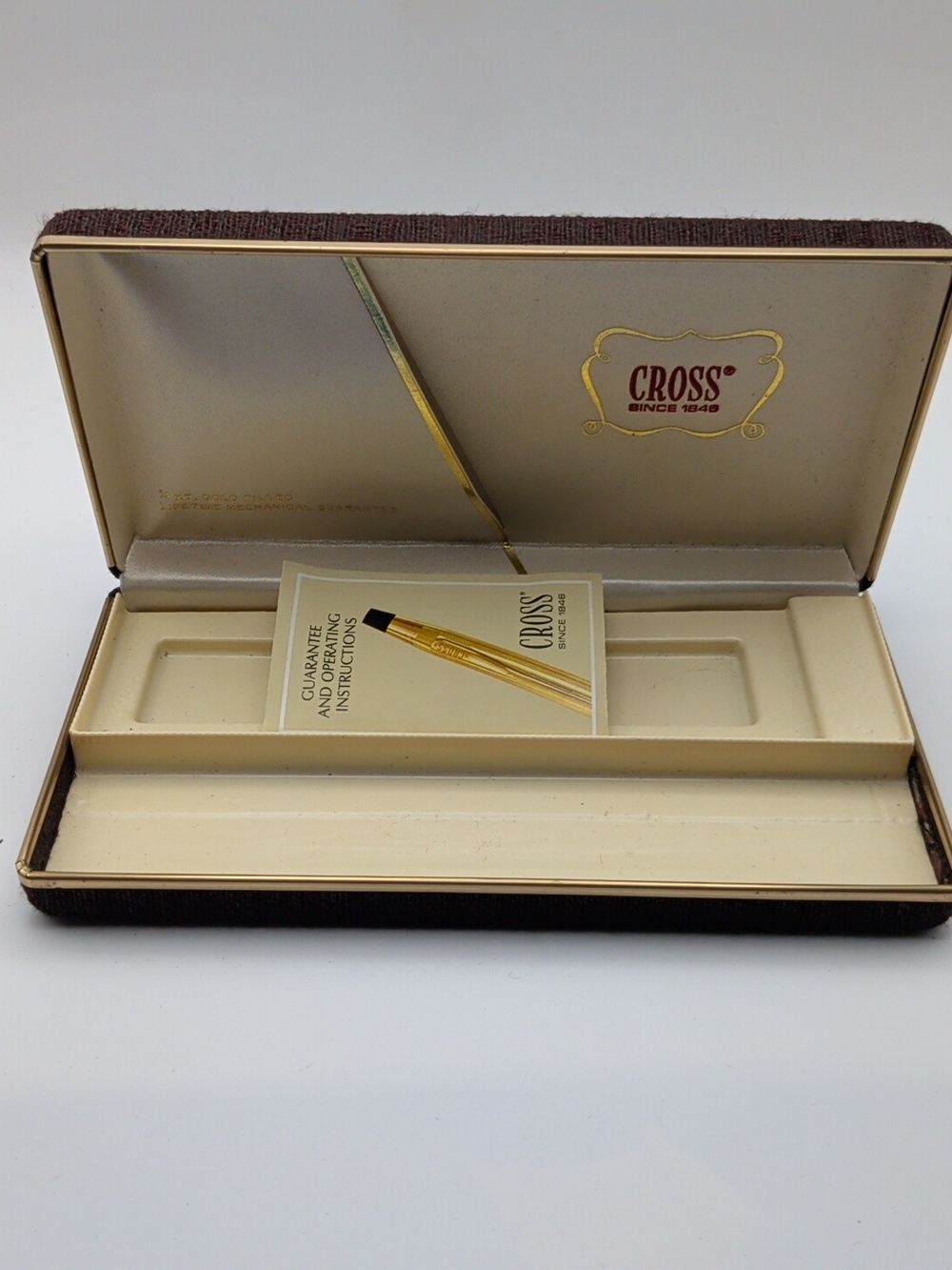 Vintage Empty Cross Desk Set Empty Box _No Pens (F)